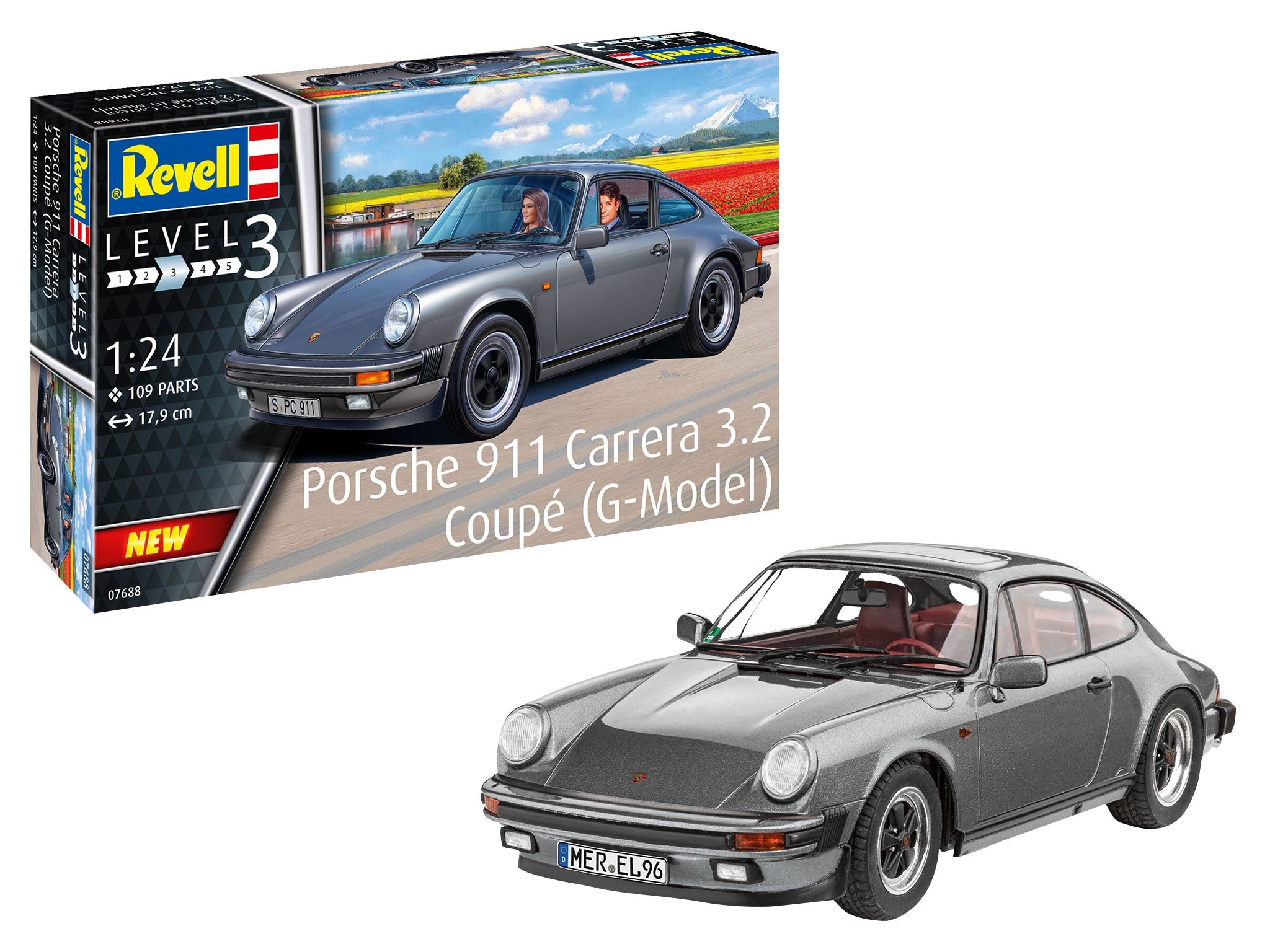 Porsche 911  Carrera 3.2 G Coupe 1/24 #7688 by Revell