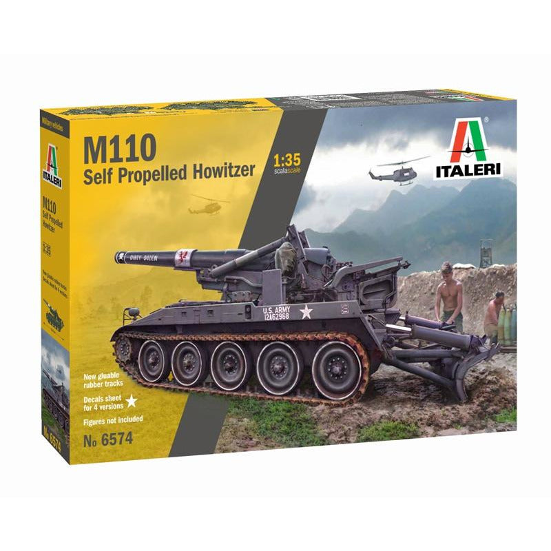 M110A1 Self Propelled Howitzer 1/35 #6574 by Italeri