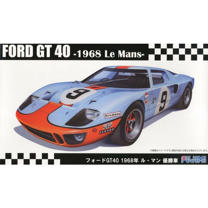 Ford GT40 1968 Lemans Winner 1/24 by Fujimi