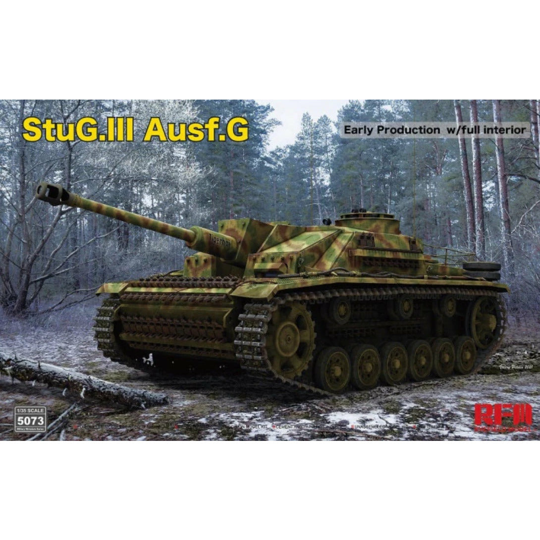 StuG III Ausf. G Early Production w/full Interior 1/35 #RM-5073 by Ryefield Model