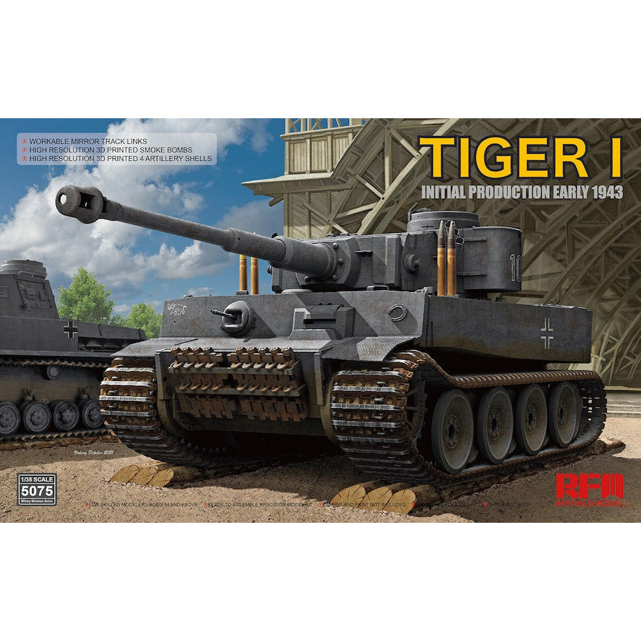 Tiger I Initial Production Early 1943 1/35 #RM-5075 by Ryefield Model