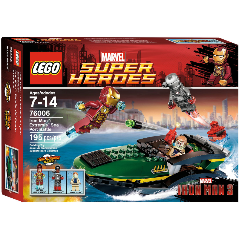 Lego Marvel Super Heroes: Iron Man: Extremis Sea Port Battle 76006