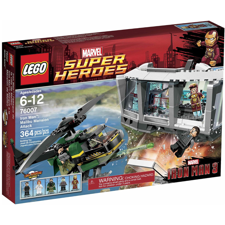 Lego Marvel Super Heroes: Iron Man: Malibu Mansion Attack 76007