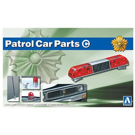 Light Bar The Tuned Parts Series Patrol Car Parts C 1/24 Car Accessory Model Kit #5976 by Aoshima