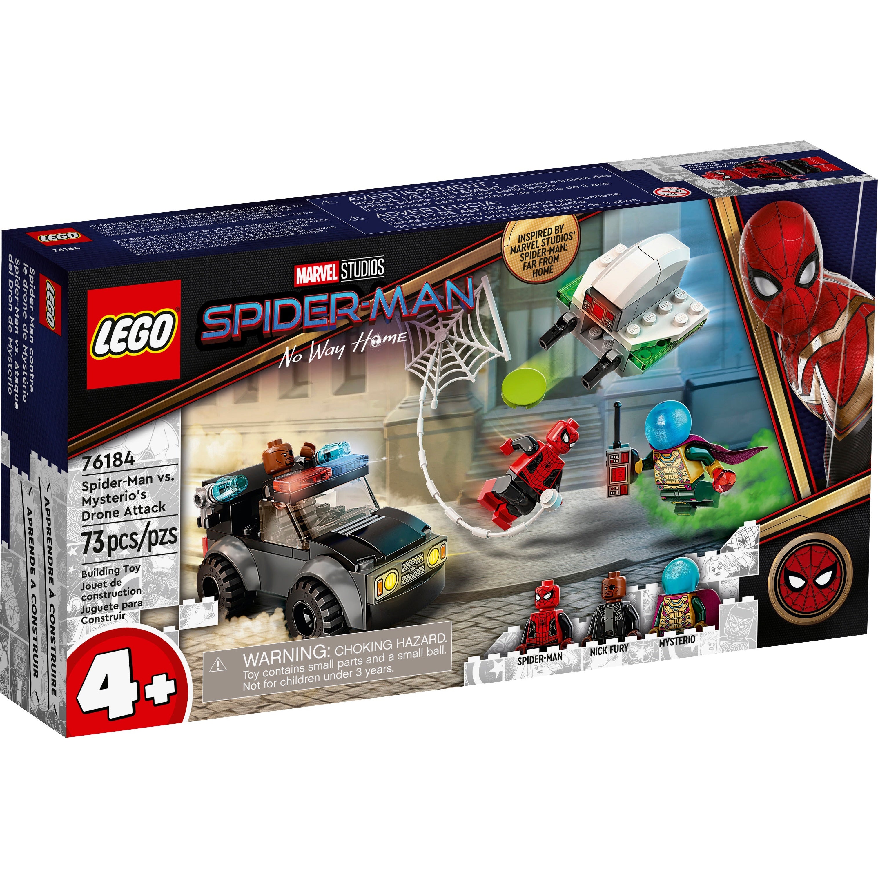 Lego Marvel Super Heroes: Spider-Man vs. Mysterio’s Drone Attack 76184