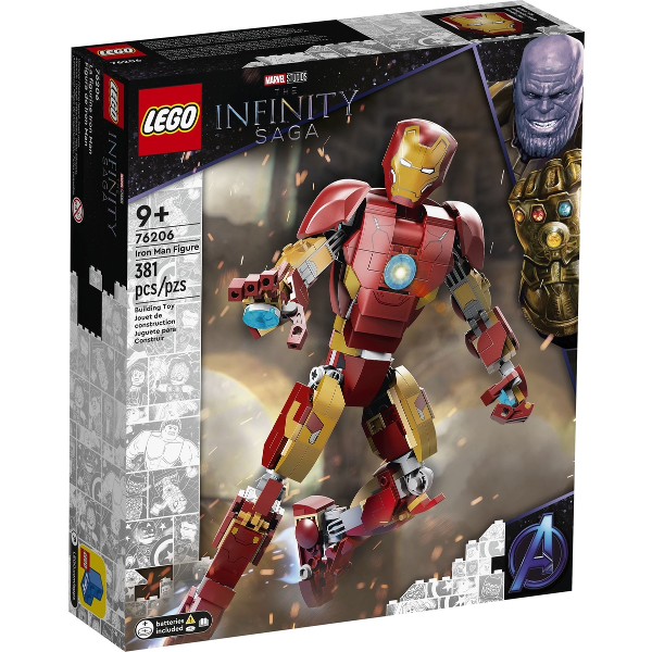 Lego Marvel Super Heroes: Iron Man Figure 76206