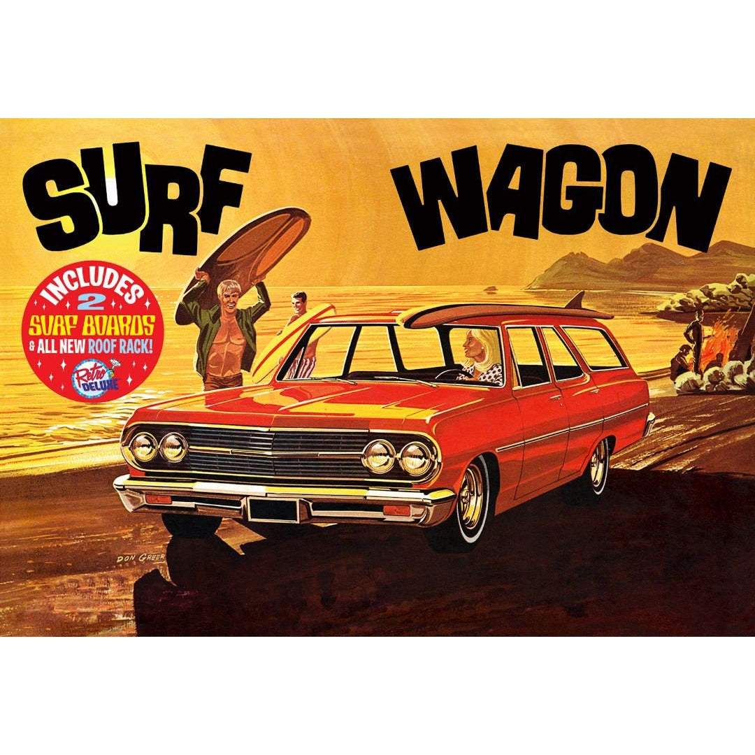 1965 Chevy "Surf Wagon" Model Kit (Level 2) 1/25 by AMT