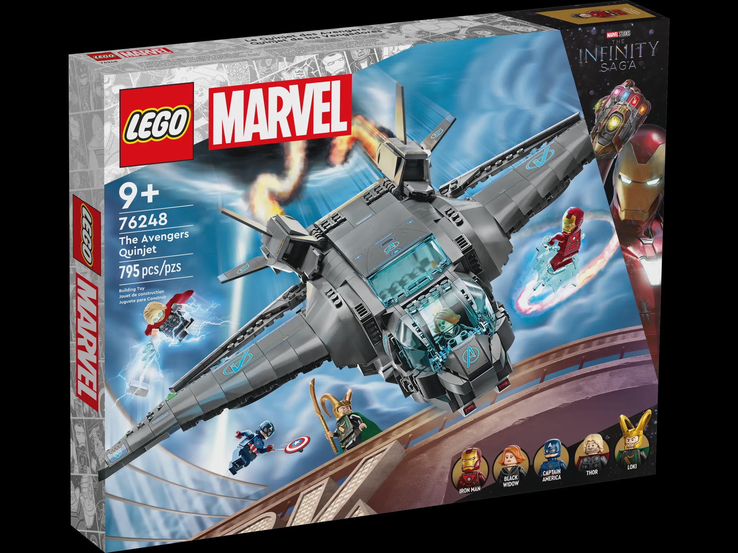 Lego Marvel Super Heroes: The Avengers Quinjet 76248