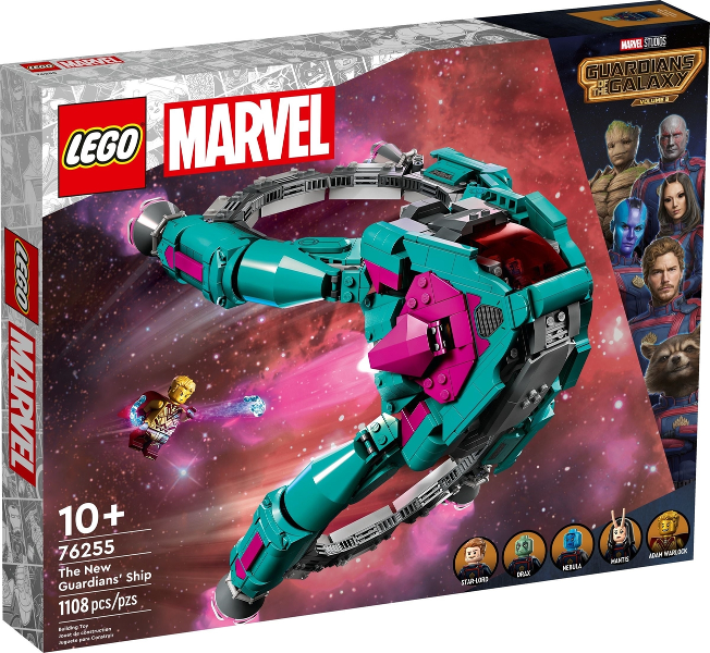 Lego Marvel Super Heroes: Guardians of the Galaxy Vol. 3 The New Guardians' Ship 76255