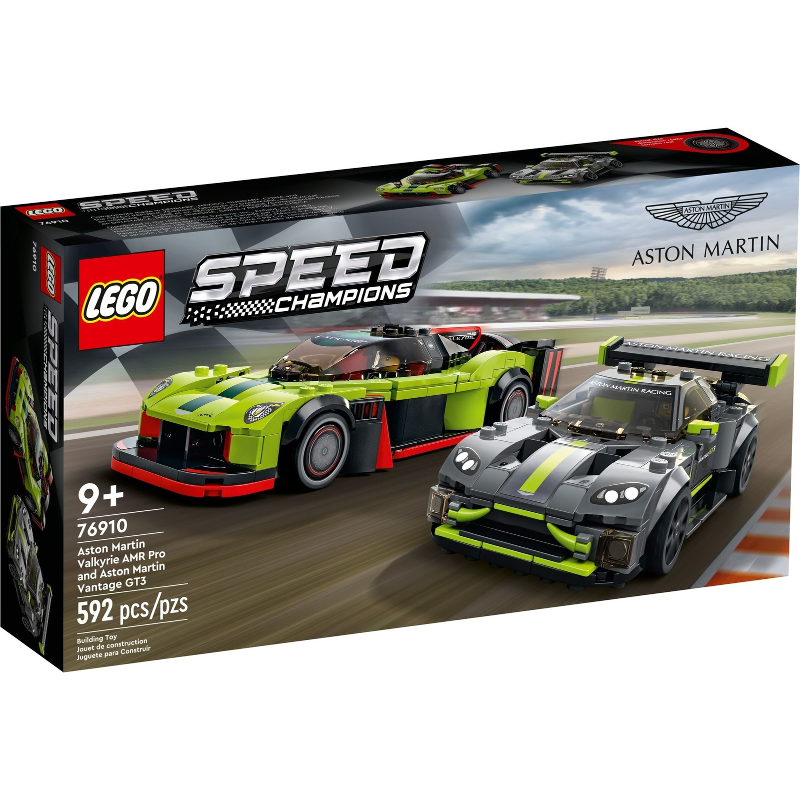 Lego Speed Champions: Aston Martin Valkyrie AMR Pro and Vantage GT3 76910