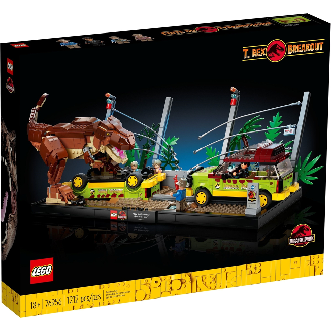 Lego Jurassic Park: T. Rex Breakout 76956