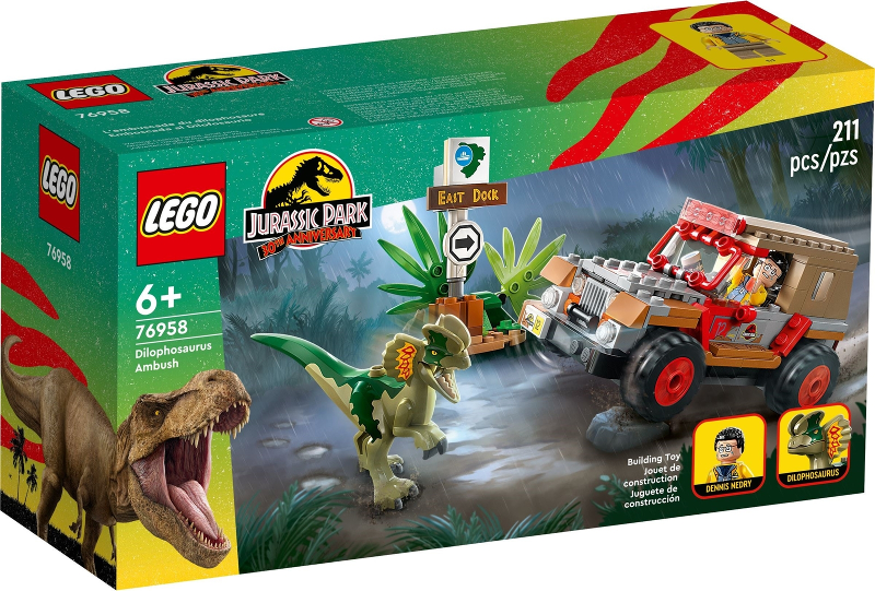 Lego Jurassic World: Dilophosaurus Ambush 76958