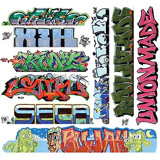 Blair Line Graffiti Decals Mega Set #11