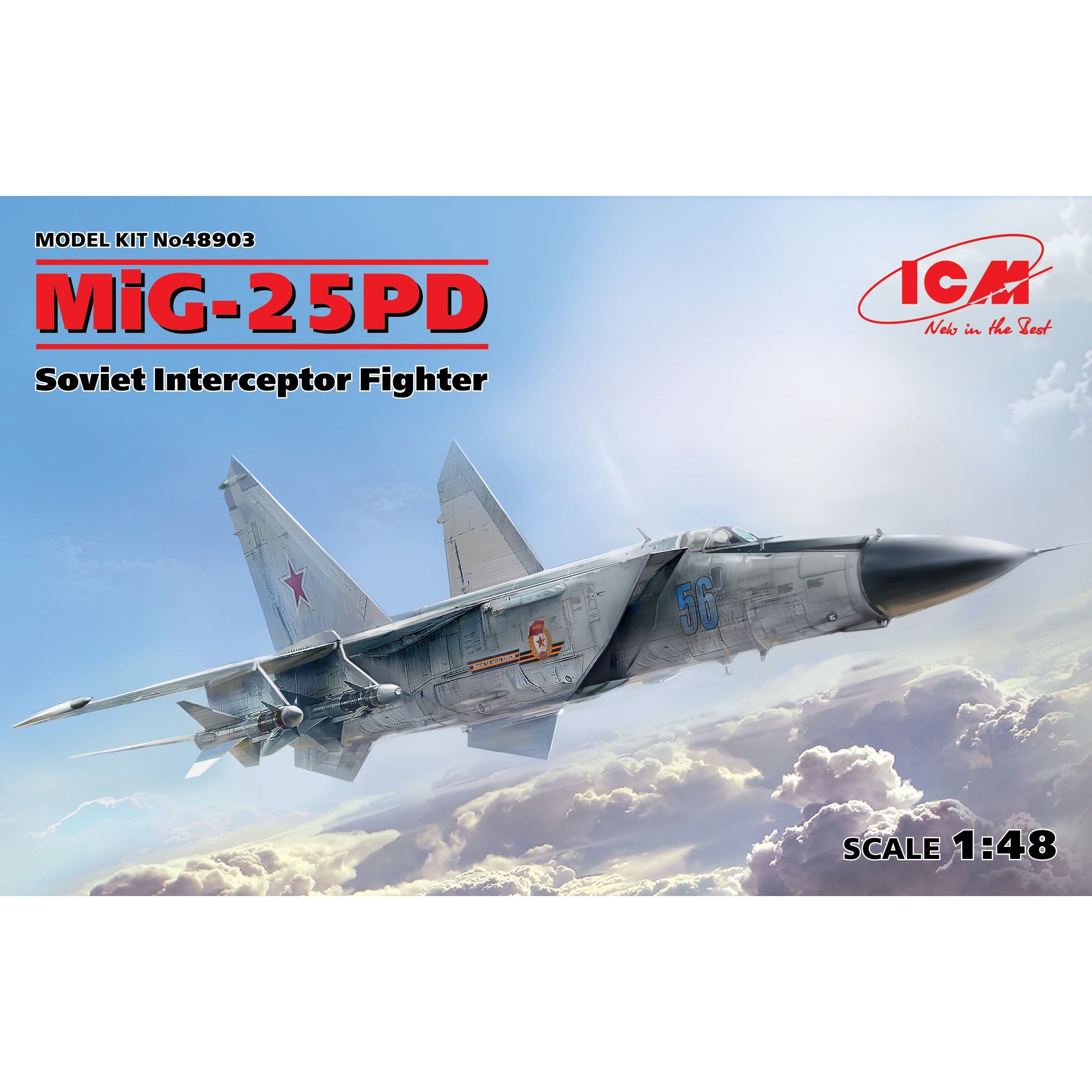 MiG-25PD Foxbat Interceptor 1/48 by ICM