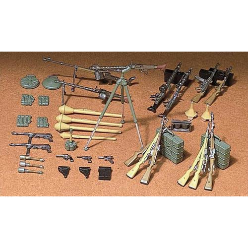 WWII German Infantry Weapons Set #35111 1/35 Detail Kit by Tamiya