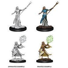 D&D Unpainted Mini - Elf Female Cleric 73835