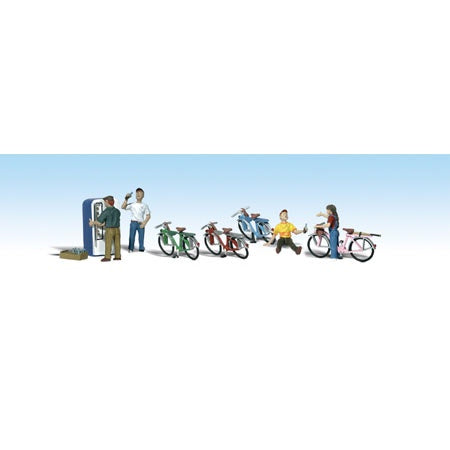 Woodland Scenics Bicycle Buddies (N) WOO2194