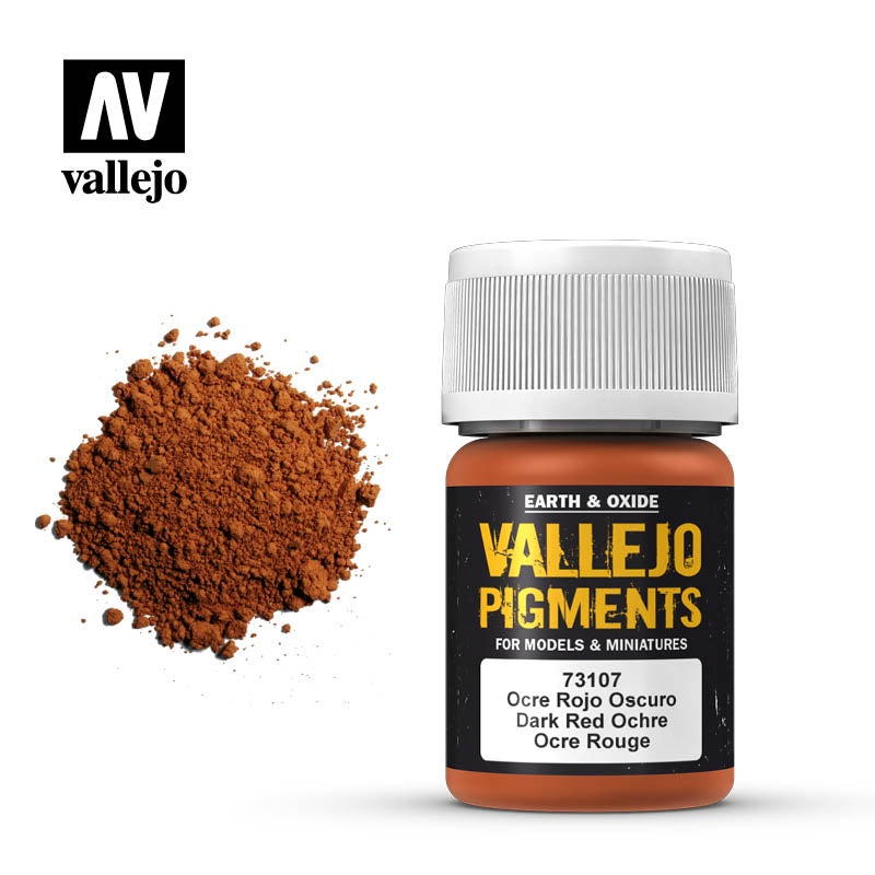 VAL73107 Dark Red Ochre Pigment (30ml)