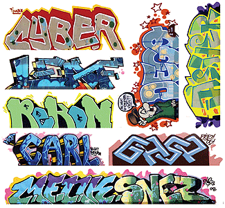 Blair Line Graffiti Decals Mega Set #12