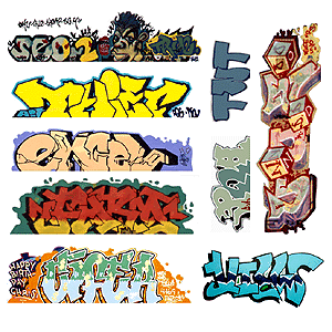 Blair Line Graffiti Decals Mega Set #06