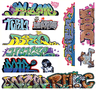 Blair Line Graffiti Decals Mega Set #10