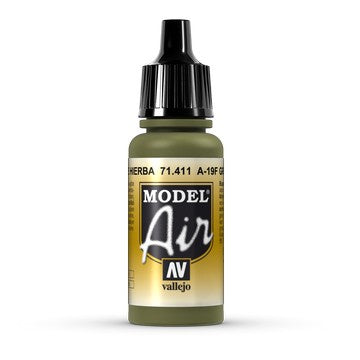 Vallejo Model Air 71.411 A19F Grass Green 17mL