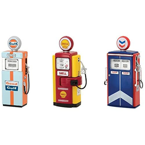 3 pack Classic Gas Pumps 1/18