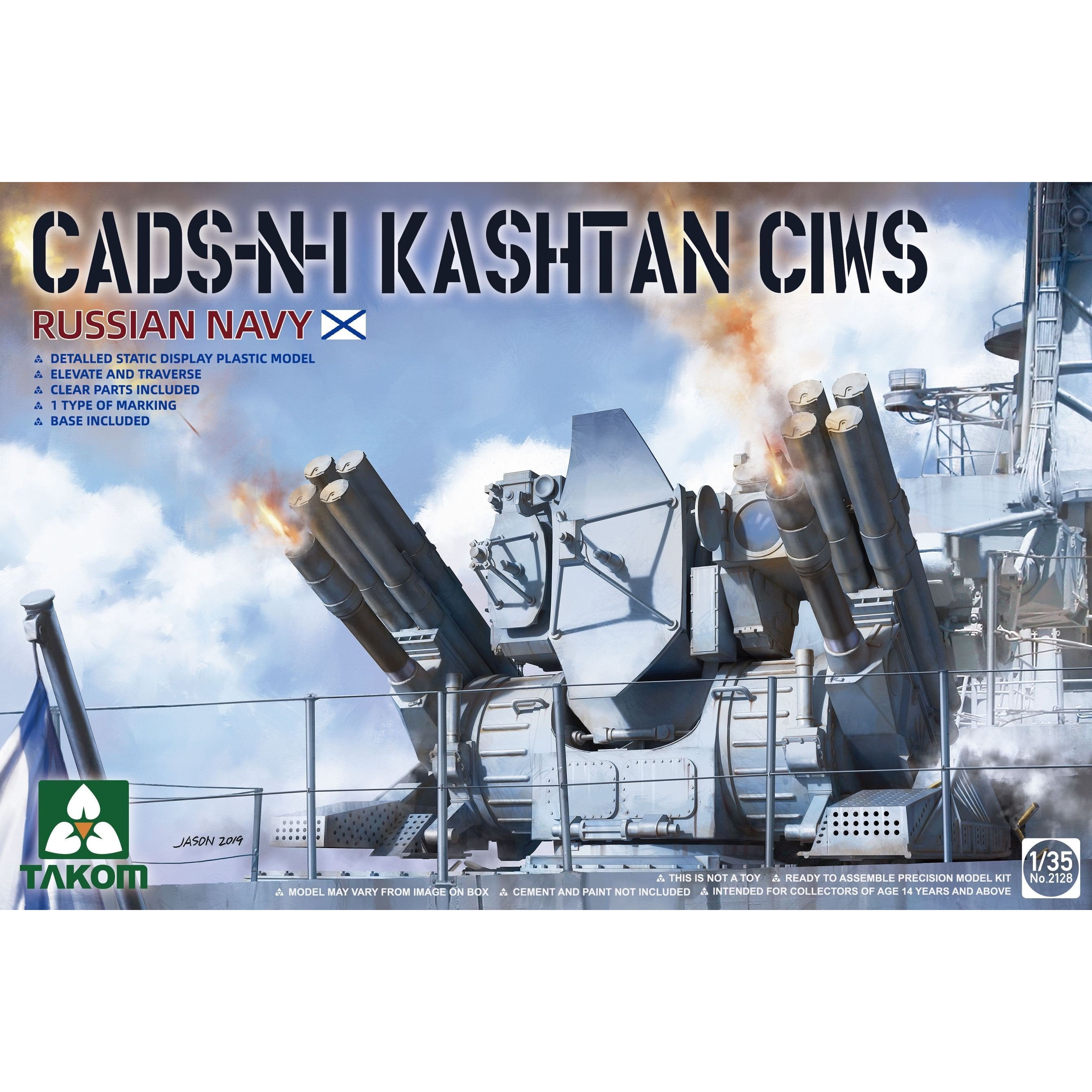 CADS-N-I Kashtan CIWS Russian Navy 1/35 #2128 by Takom