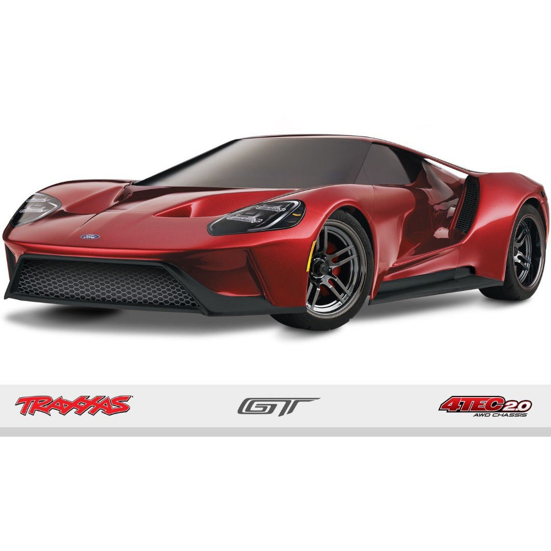 Traxxas 1/10 4WD Touring Car RTR 4-Tec 2.0 Ford GT - Red TRA83056-4RED