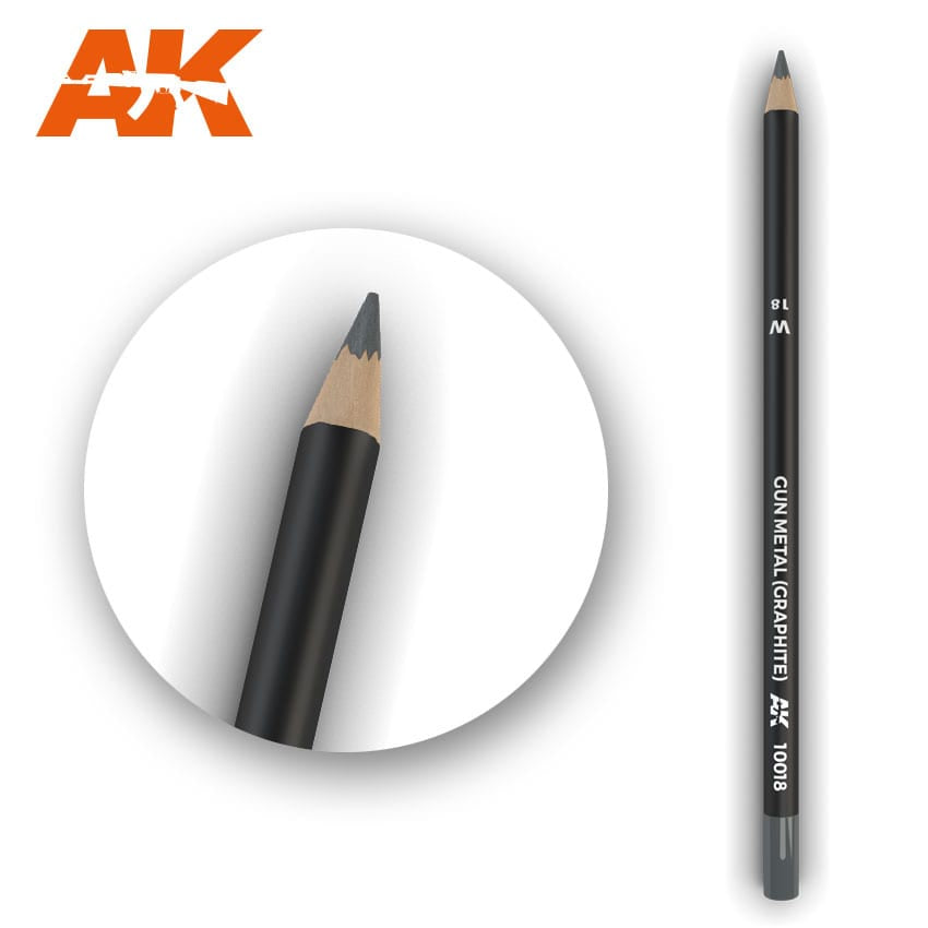 AK Weathering Pencil - Gunmetal