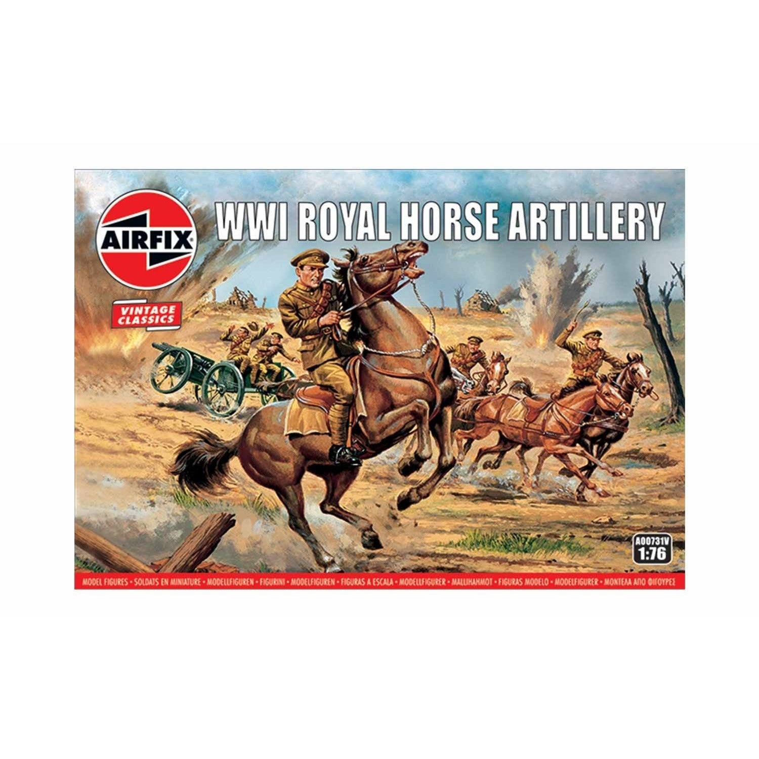 WWI Royal Horse Artillery 1/76 by Airfix