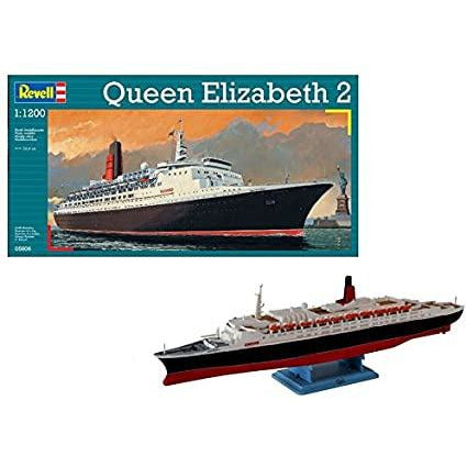 Queen Elizabeth II 1/1200 Model Ship Kit #5806 by Revell