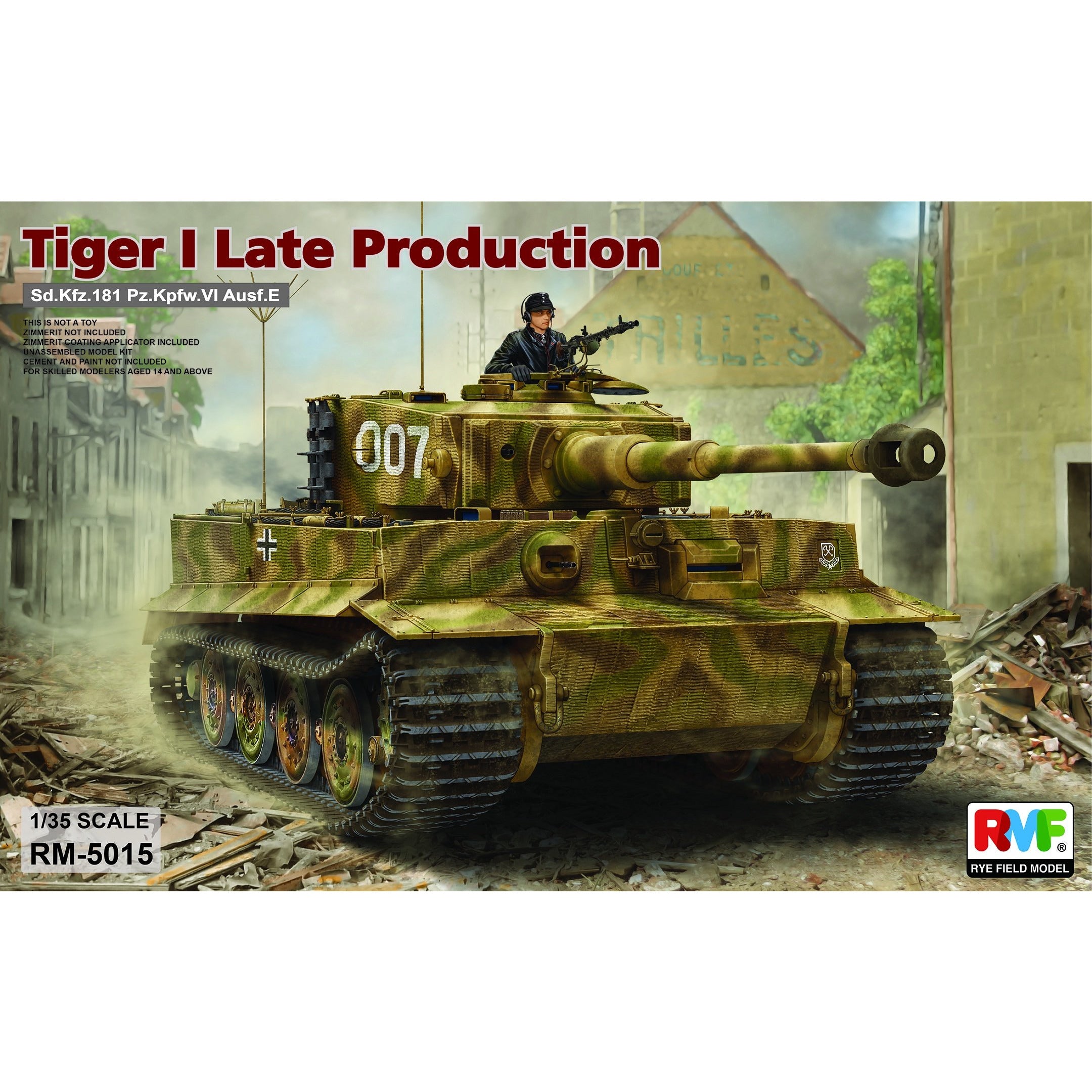 Tiger I Late Production Type (R.F.M.) 1/35 by Ryefield Model