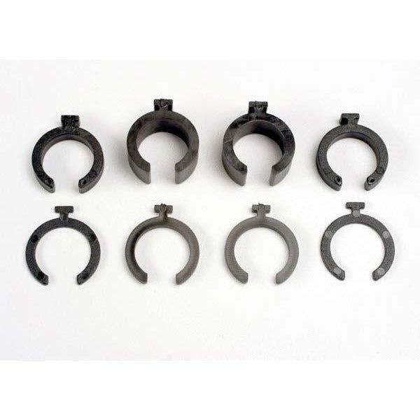 TRA3769 Spring Pre-Load Spacers: 1mm (4)/ 2mm (2)/ 4mm (2)/ 8mm (2)
