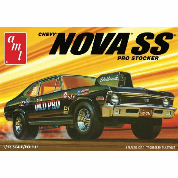 1972 Chevrolet Nova SS 1/25 Model Car Kit #1142 by AMT