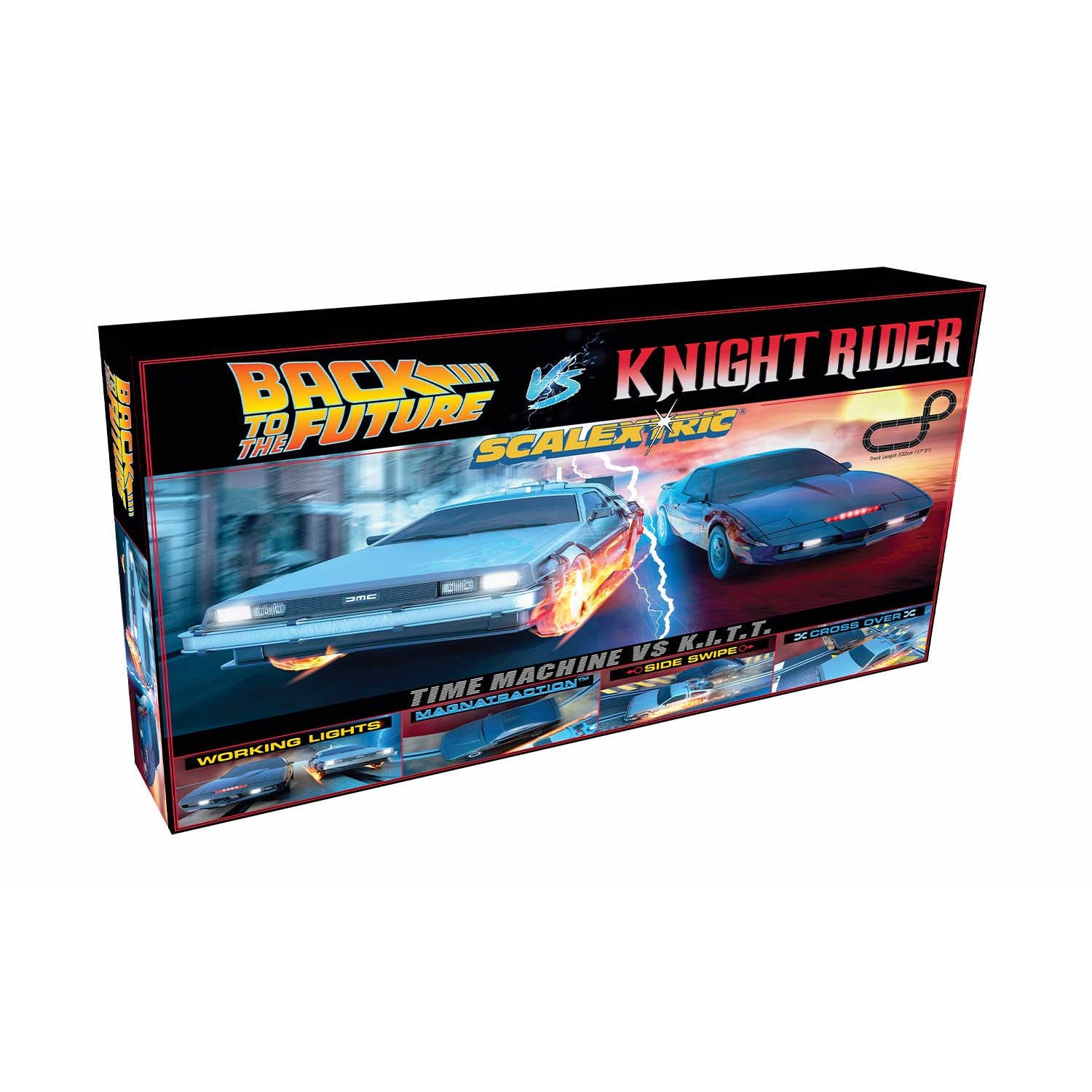 Back To The Future Vs Knight Rider Slot Car Race Set