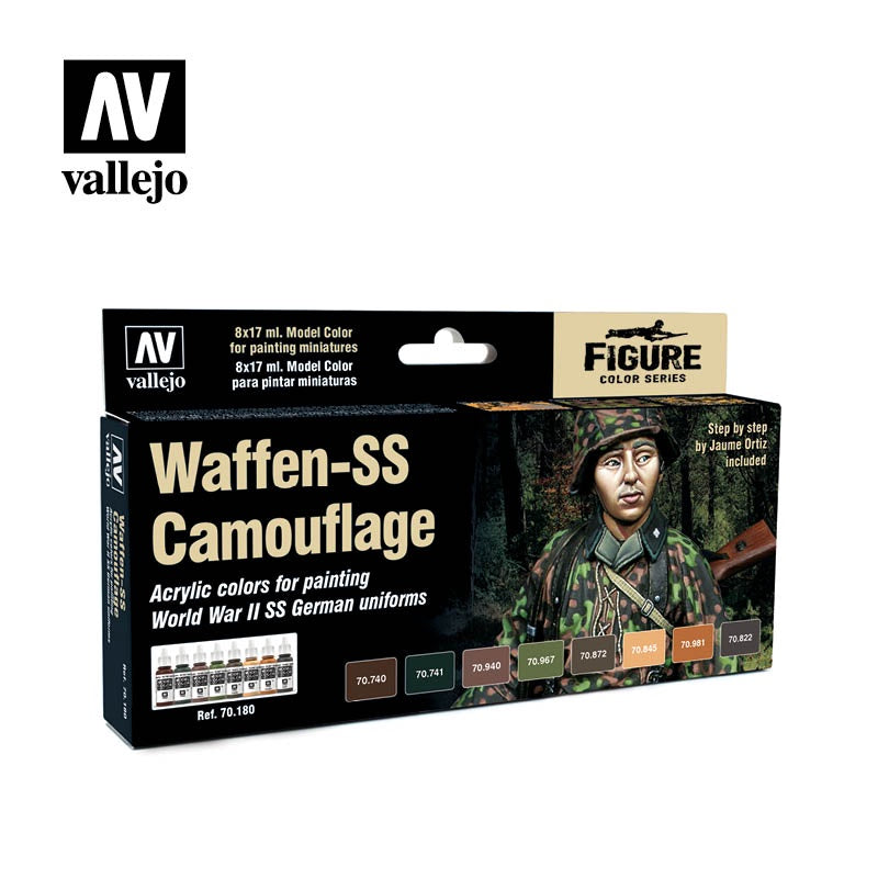 VAL70180 Waffen SS Camouflage Paint Set