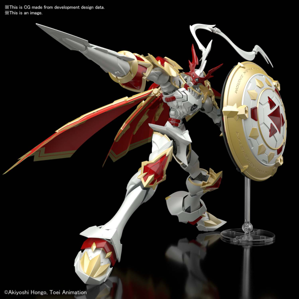 Dukemon/Gallantmon Amplified - Figure-rise Standard #5061669 Digimon Action Figure Model Kit by Bandai