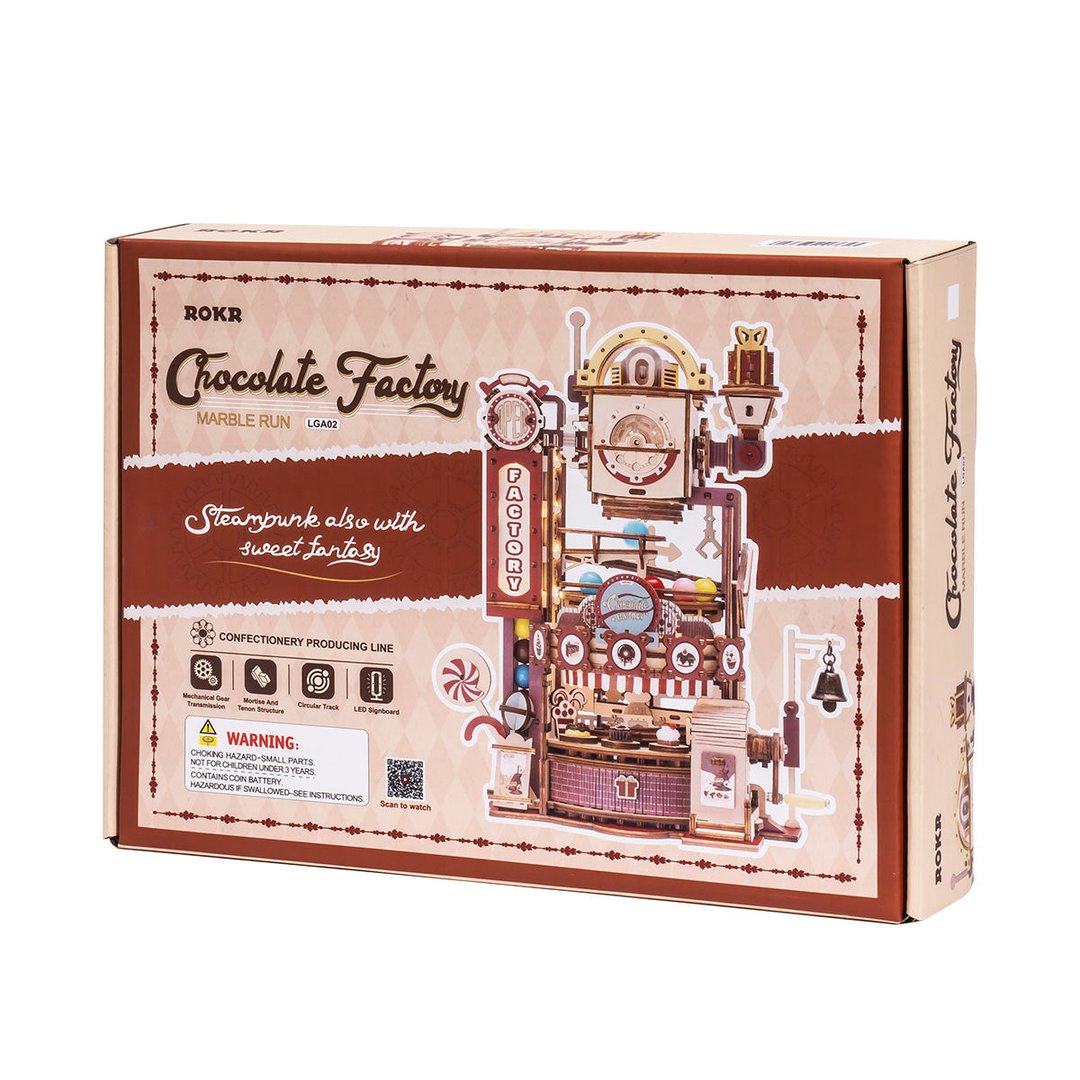 ROKR Marble Chocolate Factory LGA02 3D Wooden Puzzle