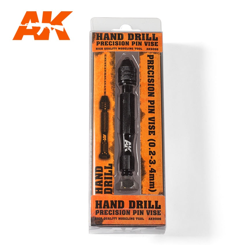 AK Interactive Hand Drill Precision Pin Vise 0.2 -3.4mm AK-9006