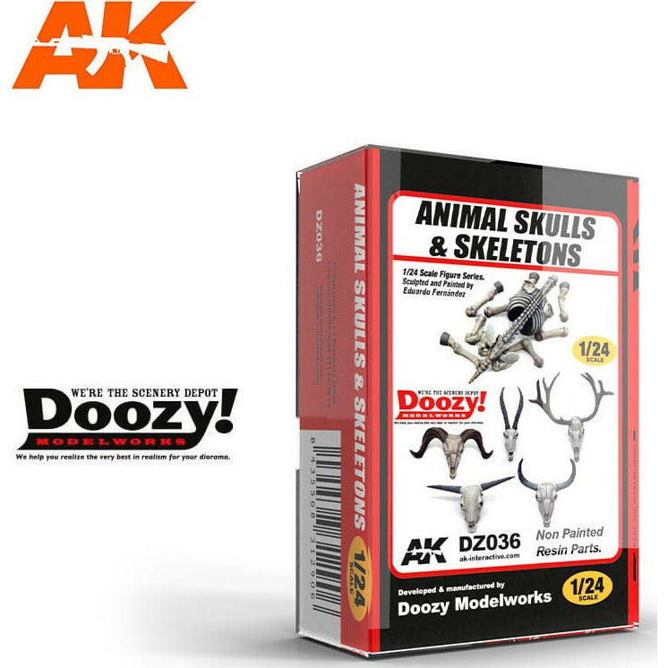 Animal Skulls & Skeletons 1/24 Detail Kit by Doozy