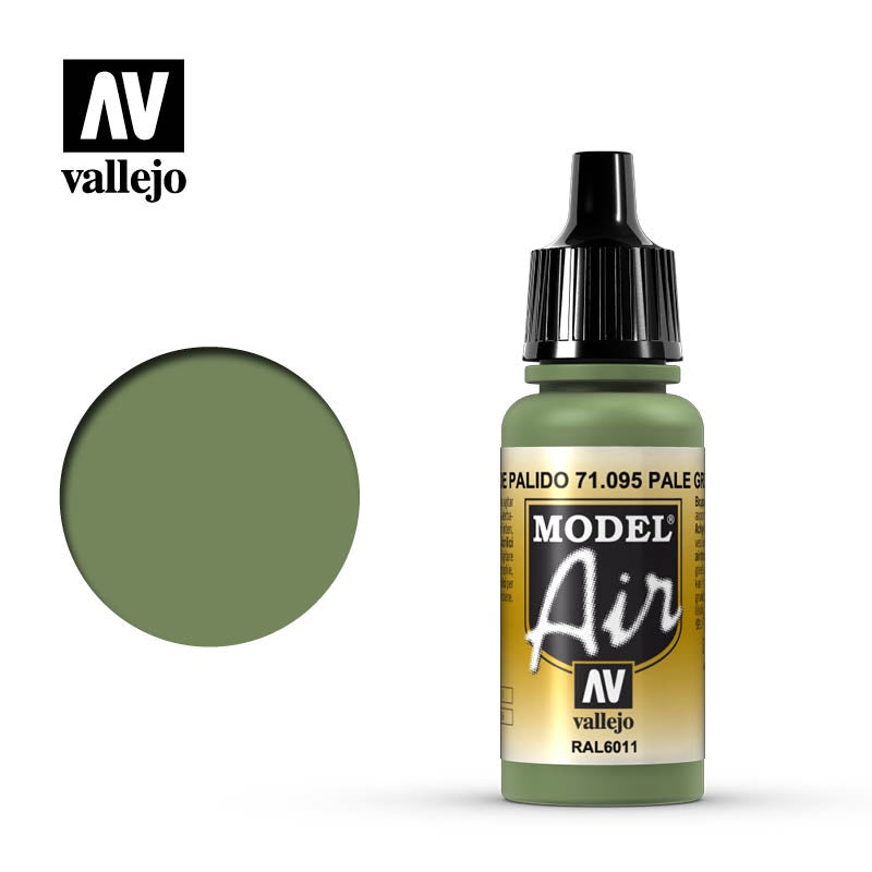 Vallejo Model Air 71.095 Pale Green 17mL