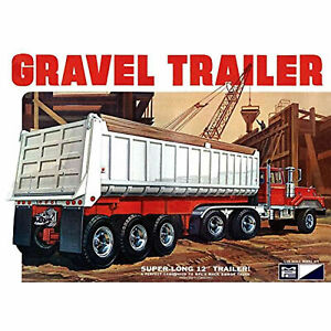 3 Axle Gravel Trailer 1/25 Model Truck Kit #823 by MPC