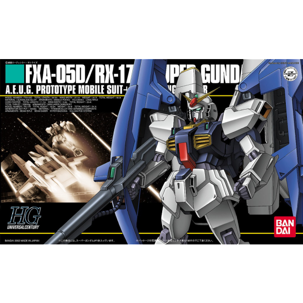 HGUC 1/144 #035 FXA-05D/RX-178 Super Gundam #5055728 by Bandai