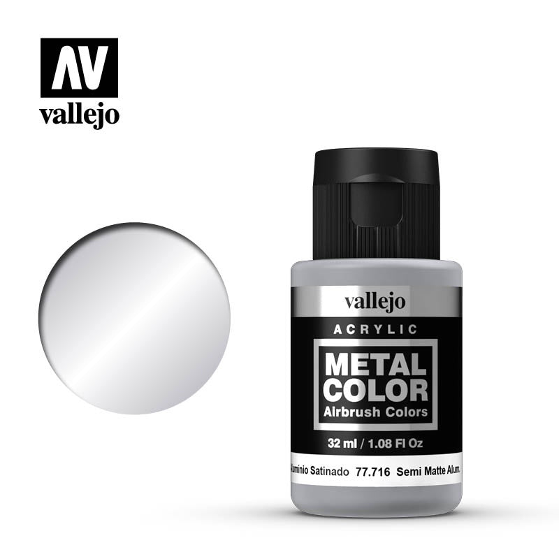 VAL77716 Semi Matt Aluminum Metal Color (32ml)