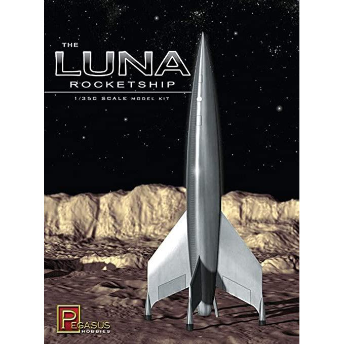 Luna Rocketship 1/350 Science Fiction Model Kit #9110 by Pegasus Hobbies
