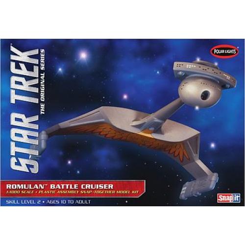 Romulan Battlecruiser 1/1000 Star Trek the Original Series Model Kit #897 by Polar Lights