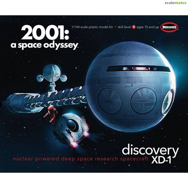 Discovery XD-1 1/144 2001: A Space Odyssey #2001-3 by Moebius