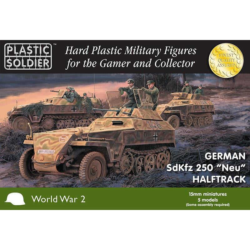 Plastic Soldier 15mm German SdKfz "Neu" Halftrack (5) 1/35 by Dragon Models