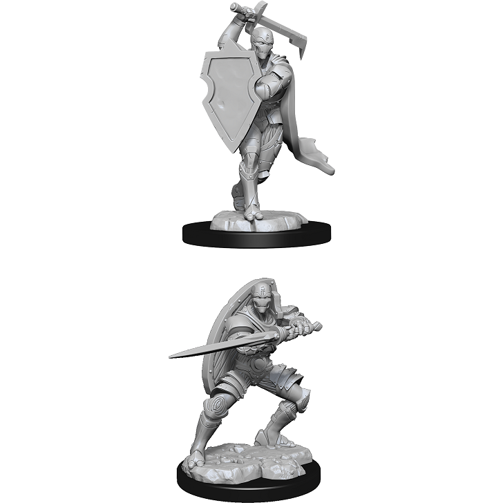 D&D Unpainted Mini - Warforged Fighter 90147